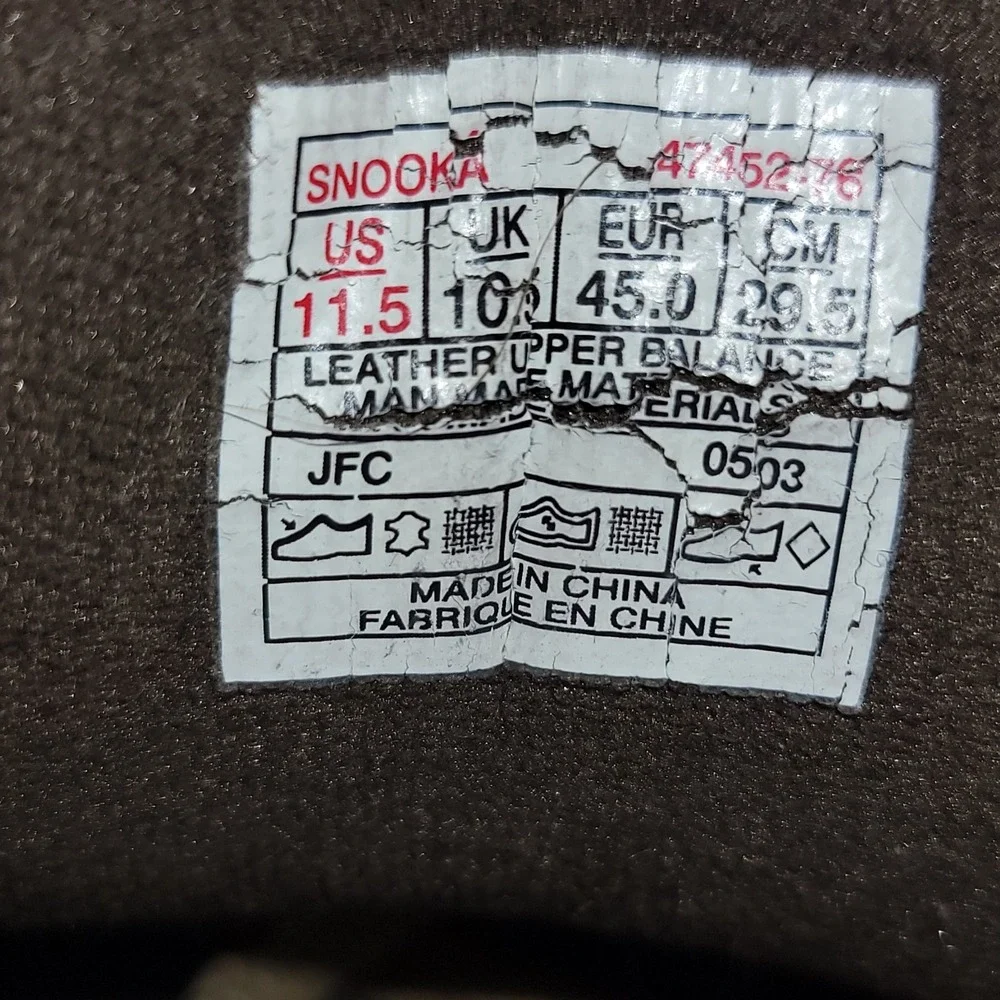 Vintage VANS Brown Chunky Y2K Skateboarding Snooka Shoes Sneakers Mens US 11.5